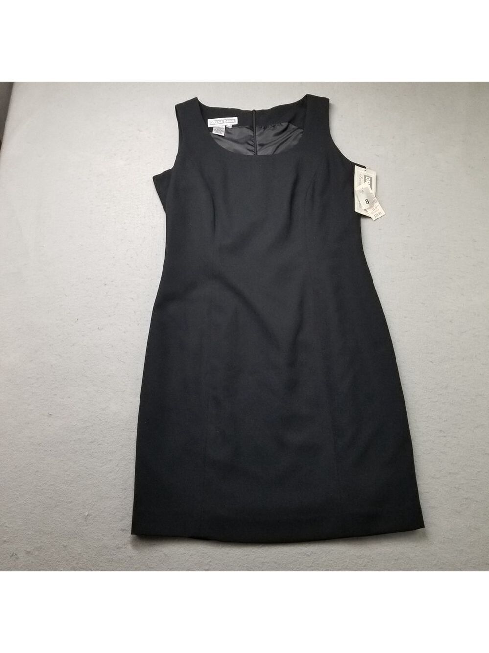 Dress Barn Black Dress Womens Size 8 Black Sleeveless Little Black Career Work